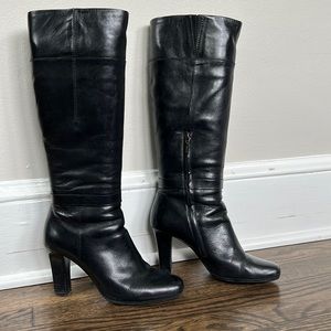 Geox Respira Tall Leather Boots - 39